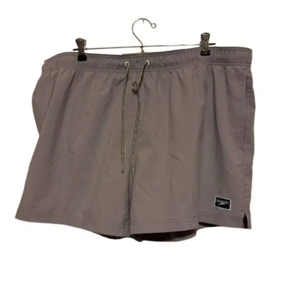 Speedo Size XXL Gray Swim Trunks